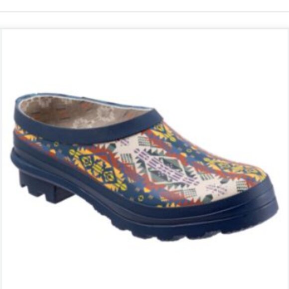 NEW Pendleton Journey West Garden-Rain Clogs For Women in  Blue  2510 2S1 - Picture 2 of 8
